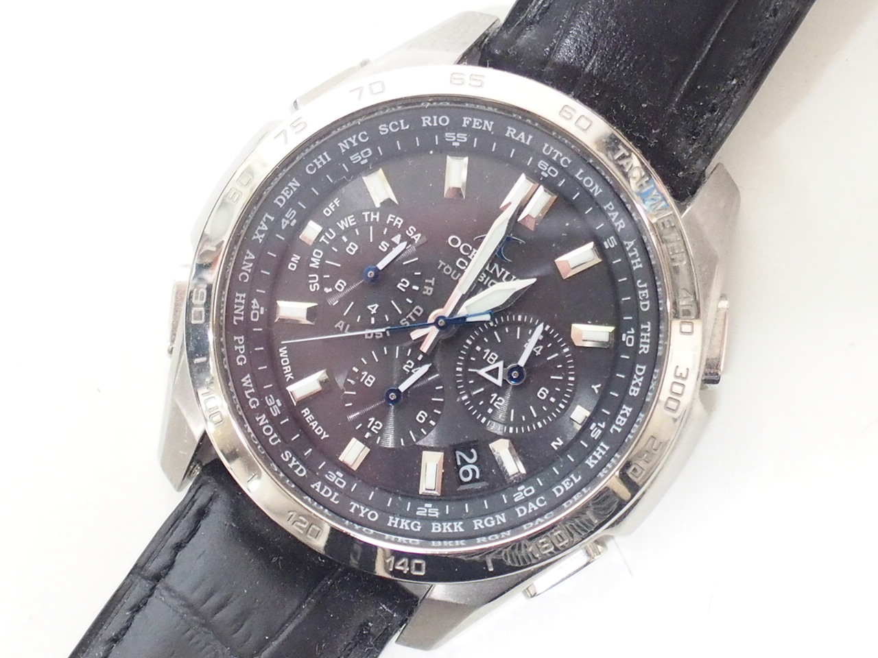 カシオ オシアナス メンズ腕時計 タフソーラー OCW-T600 CASIO OCEANUS 買取りさせて頂きました。リサイクルマート京都松井