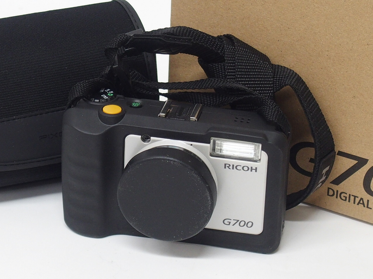 RICOH/リコー防水 防塵 耐衝撃デジタルカメラ G700：ワイコン(DW-5)付 