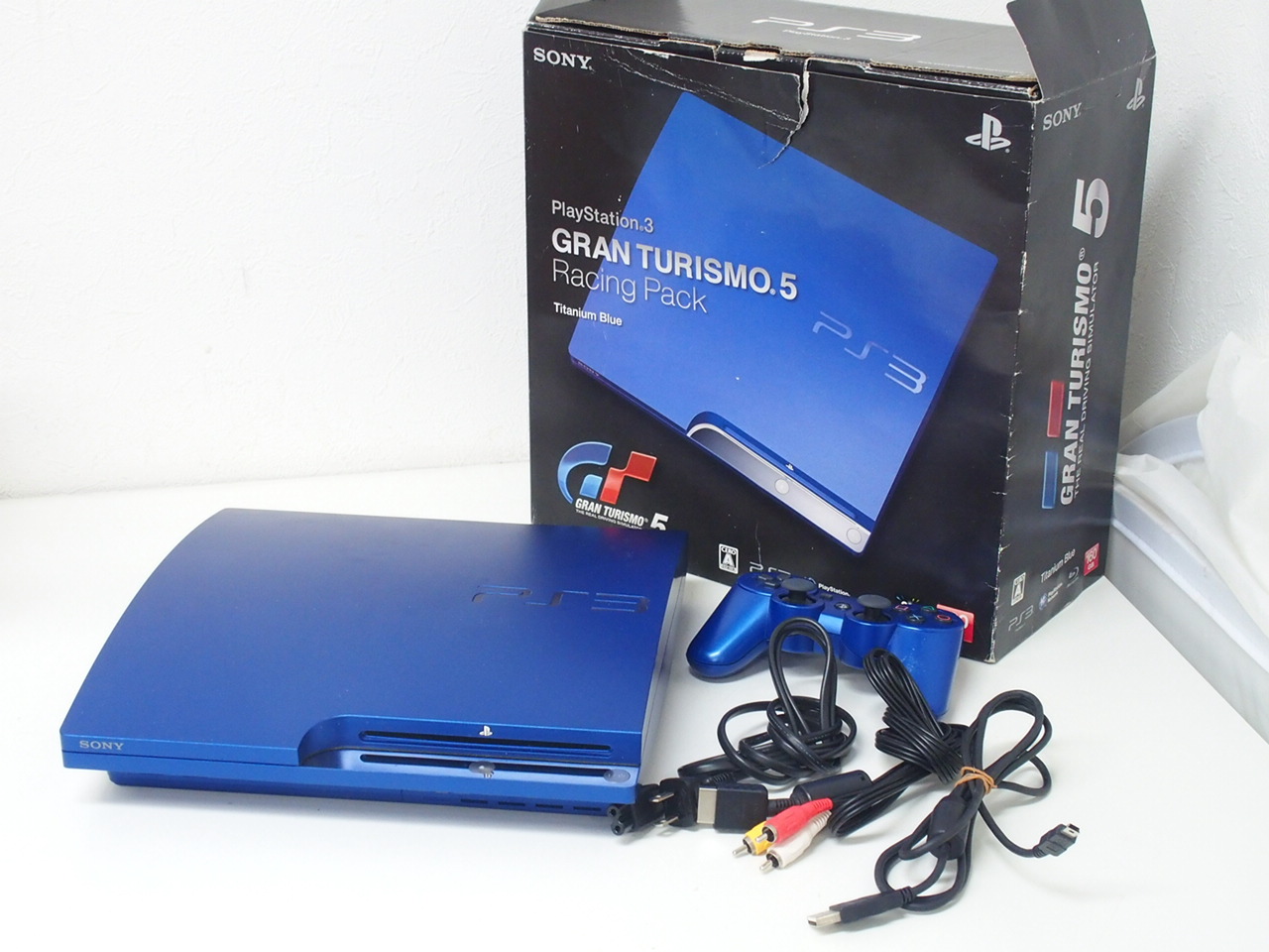 SONY ソニー PS3 プレイステーション3 CECH-2500A チタニウムブルー グランツーリスモVer. 買取りさせて頂きました（京都